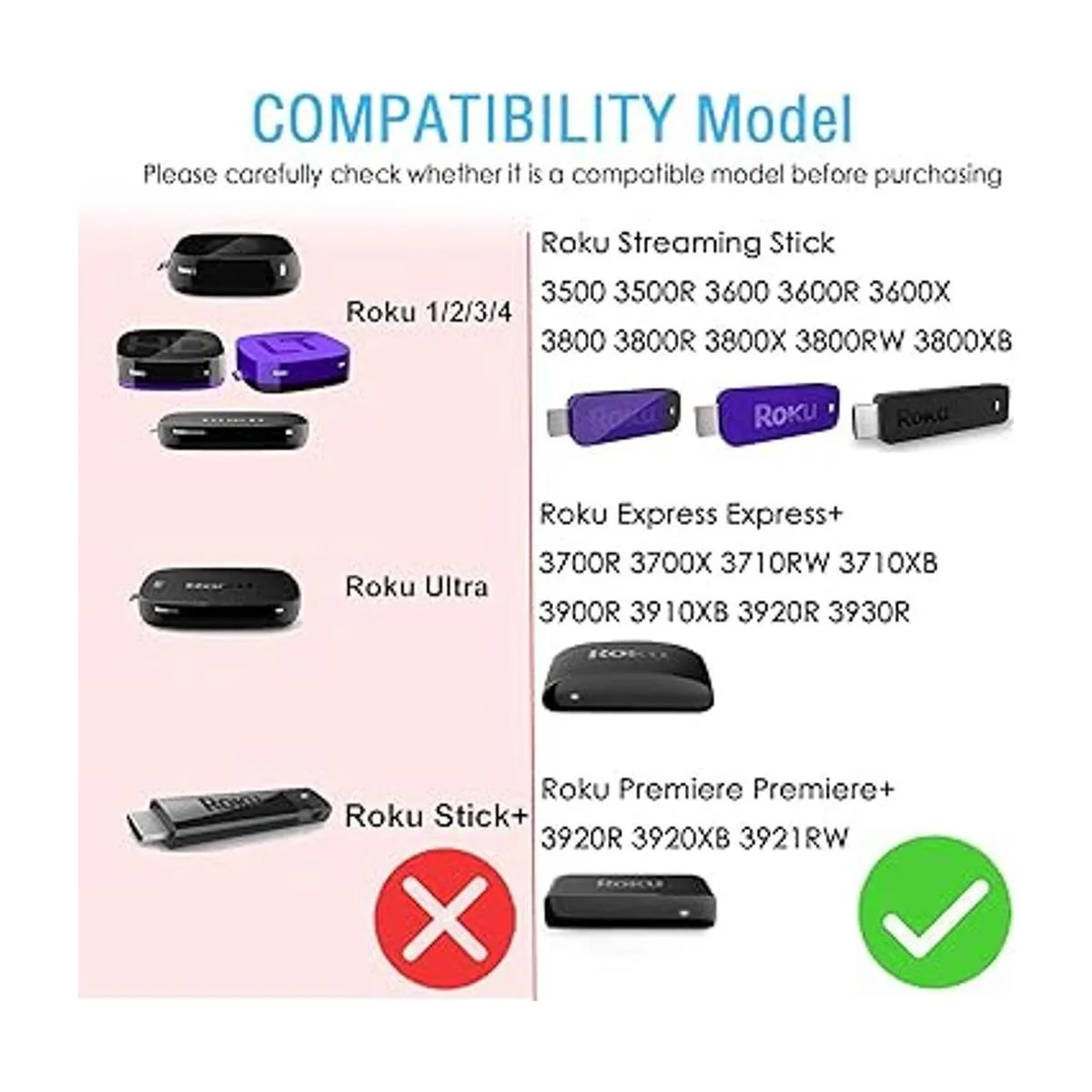 Adaptador de corriente micro USB de 5 pies apto para Roku_3