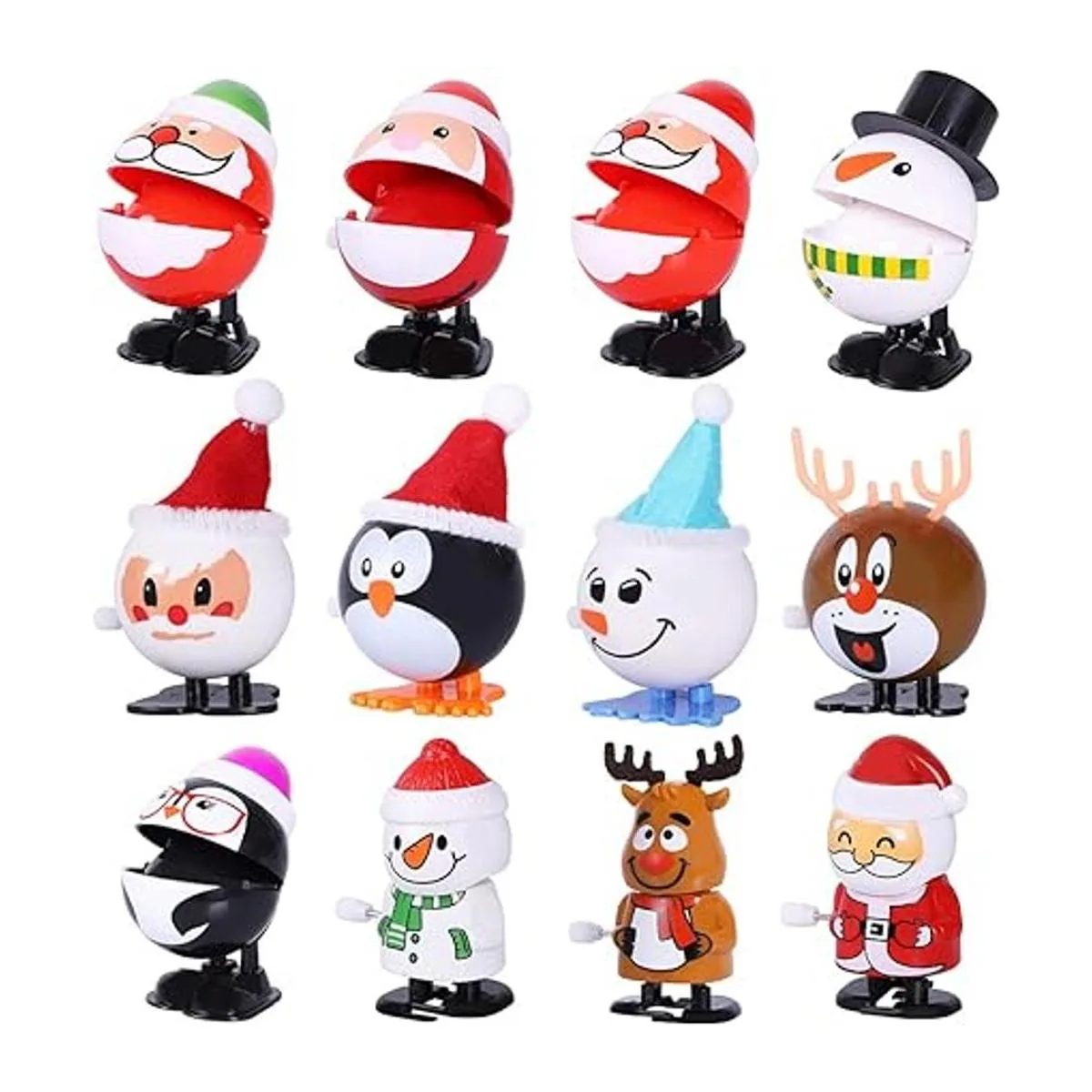 Max Fun 12 rellenos de calcetines de Navidad surtido de_2