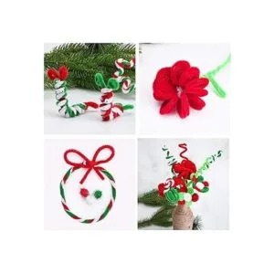 Livder 400 piezas de limpiadores de tuberías de Navidad