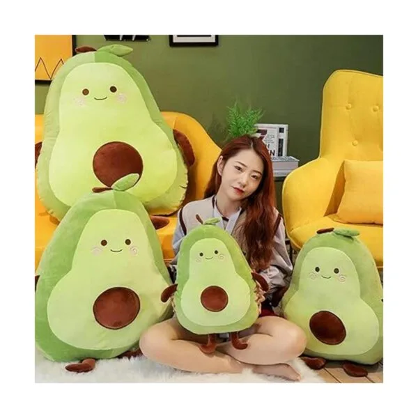 Gianthairball Peluche de aguacate almohada de comida_6