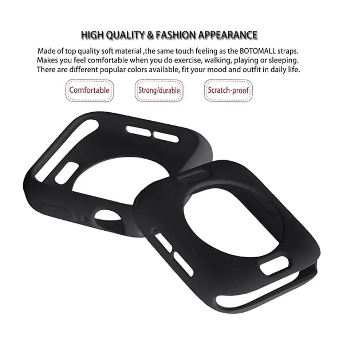 BOTOMALL Funda para Apple Watch de 1.575 in serie 6_3