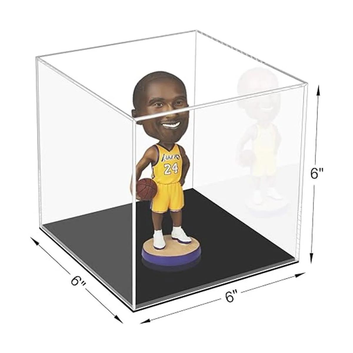 Cliselda vitrina acrílica transparente con base negra_2