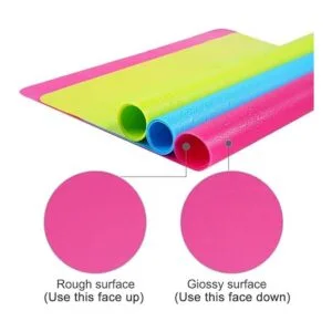 Paquete de 3 hojas de silicona extra grandes para