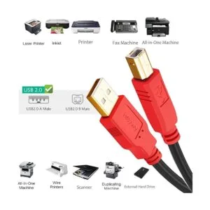 Cable de impresora Hftywy Cable de impresora USB 2.0_2