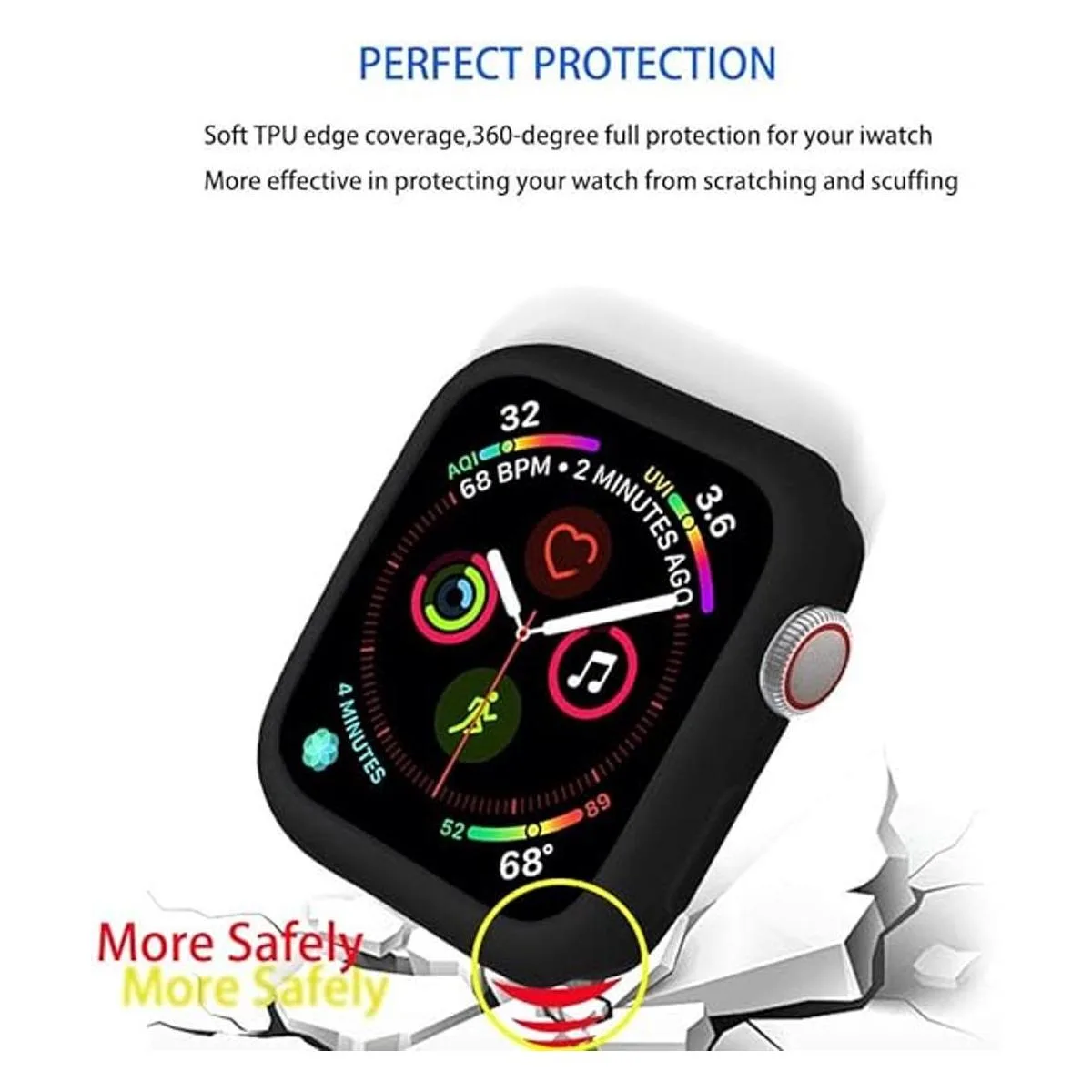 BOTOMALL Funda para Apple Watch de 1.575 in serie 6_5