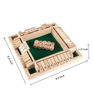 AMEROUS Juego de dados de 1 a 4 jugadores clásico juego_4