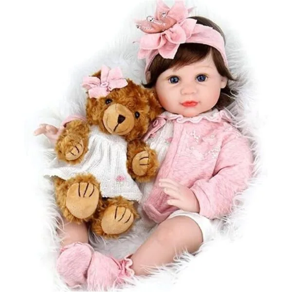 Aori Muñecas Reborn de bebé de 22 pulgadas realistas_1