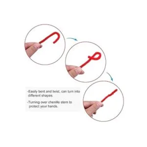 Livder 400 piezas de limpiadores de tuberías de Navidad