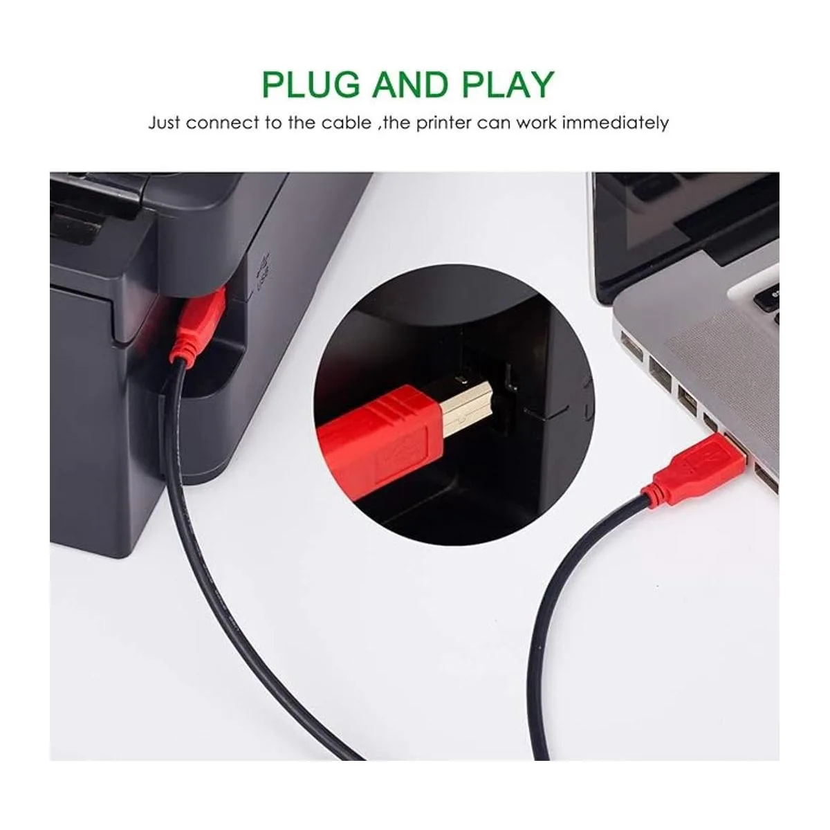 Cable de impresora Hftywy Cable de impresora USB 2.0_3