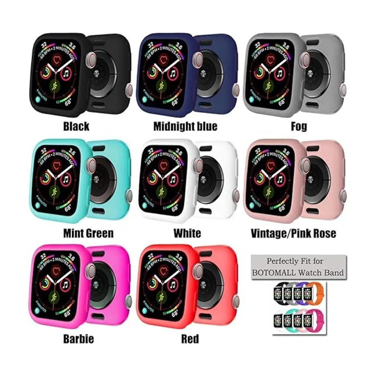 BOTOMALL Funda para Apple Watch de 1.575 in serie 6_2
