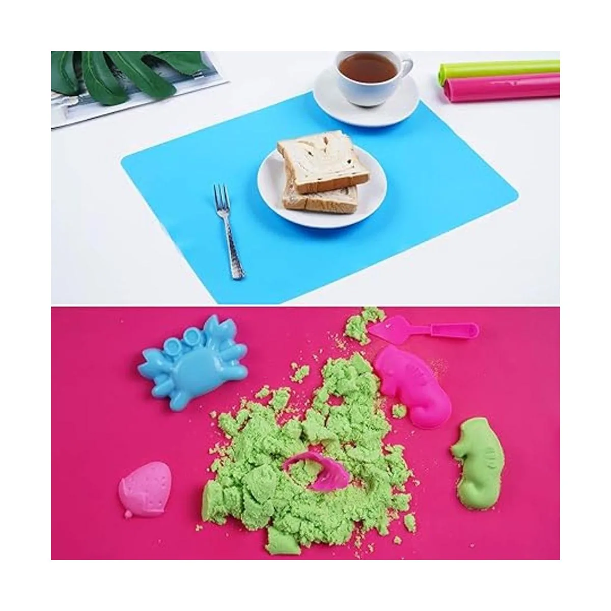 Paquete de 3 hojas de silicona extra grandes para