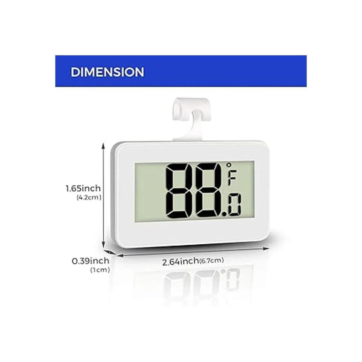 Mini termómetro para nevera paquete de 2 termómetros_2