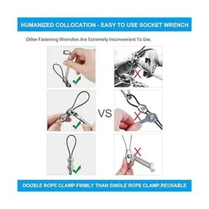 Juego de luces de cadena para colgar con cuerda de alambre_4