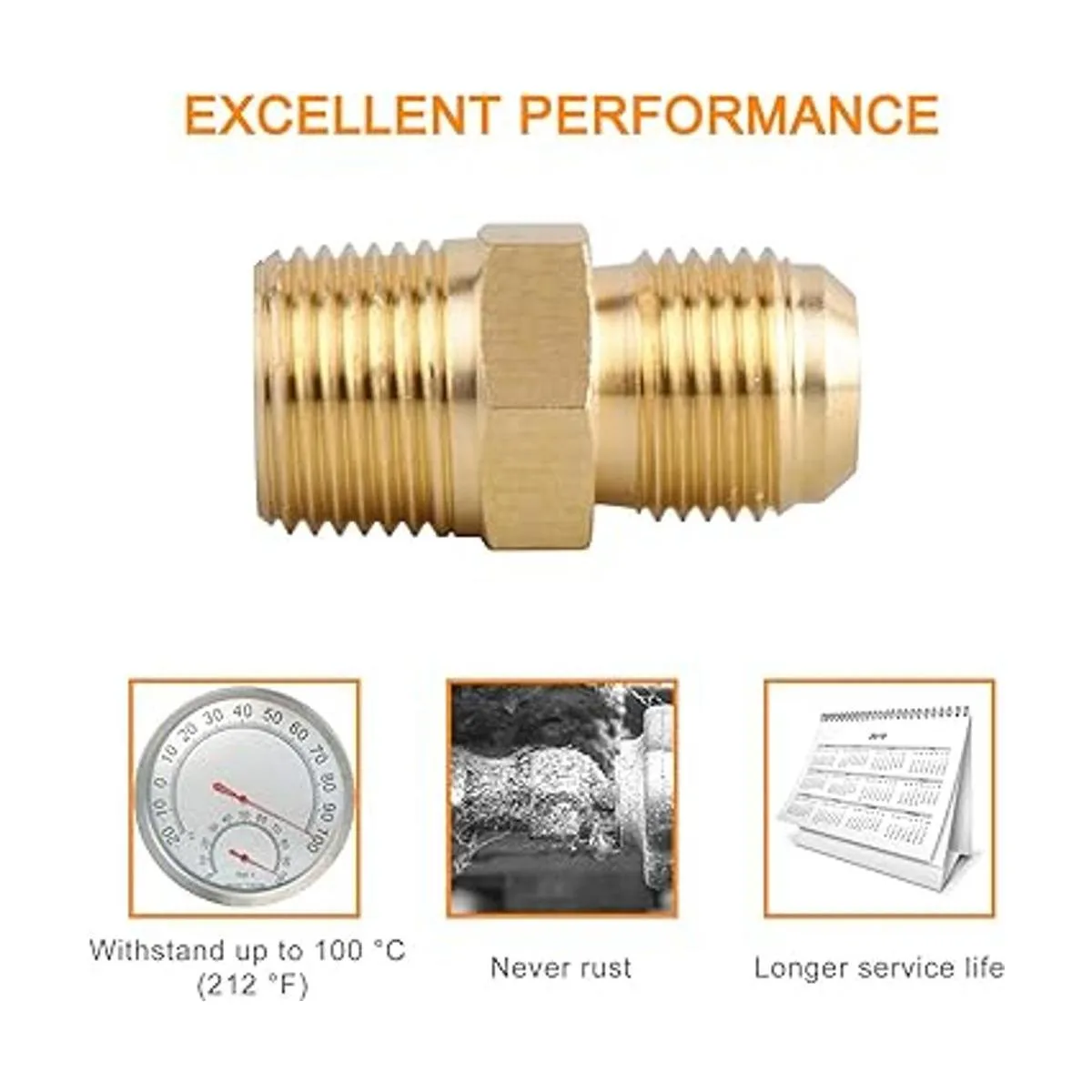 SUNGATOR Montaje de tubo de latón media unión 38_3