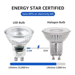 Mastery Mart Bombilla LED GU10 equivalente a 50 W 55 W_3