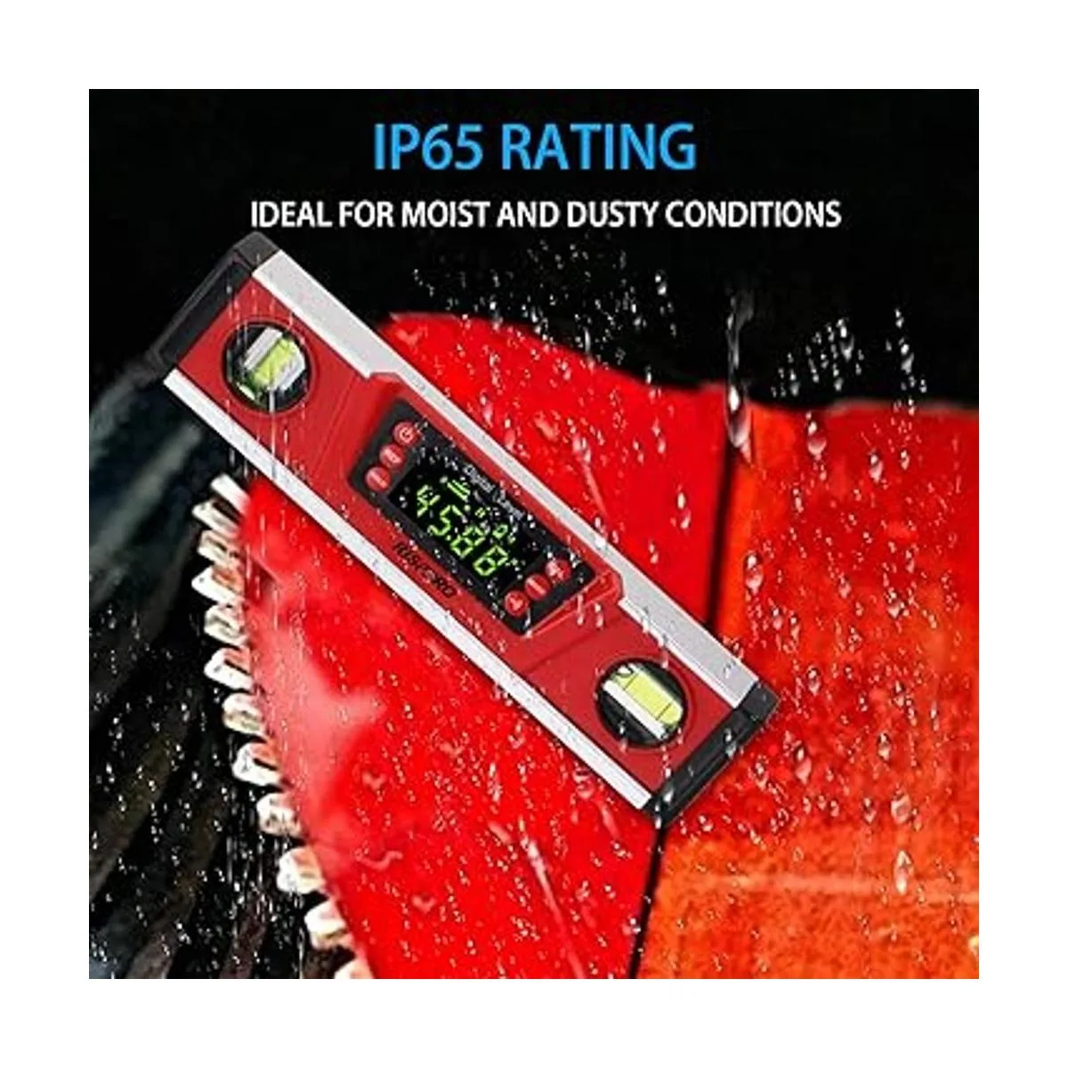 Nivel magnético digital y transportador RISEPRO 10_5