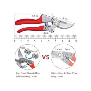 Kynup Tijeras de podar para jardinería tijeras de jardín_3