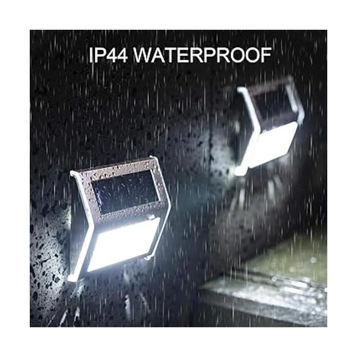 GIGALUMI Luces solares para la terraza 3 luces LED