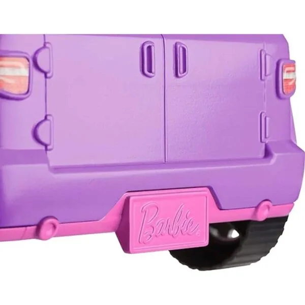 Barbie Vehículo todo terreno color morado con asientos_5