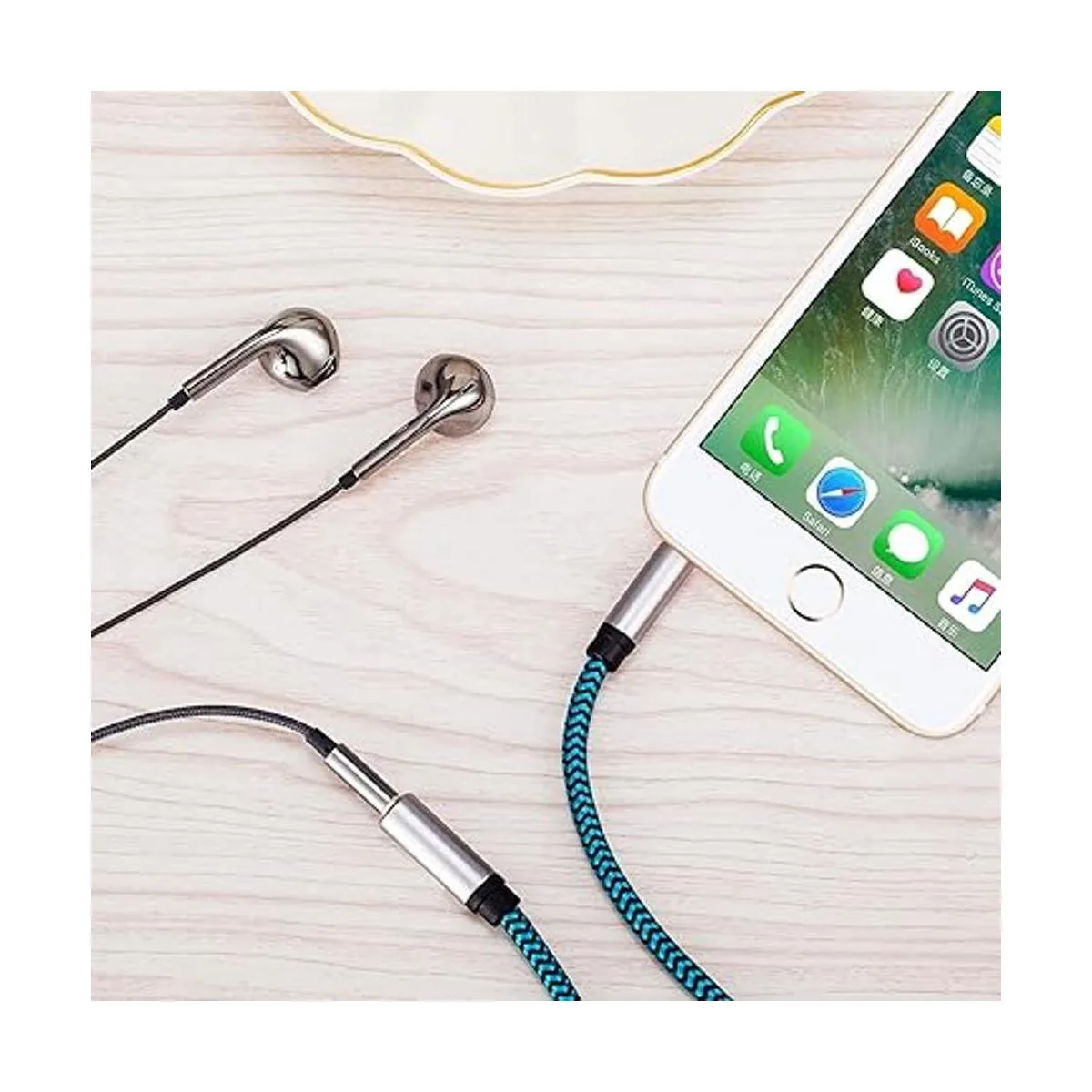 Cable auxiliar de 25 pies Hftywy de 0.138 in macho a_6