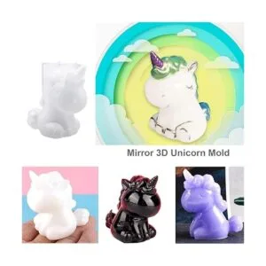 EuTengHao Juego de 20 moldes de resina 3D para animales