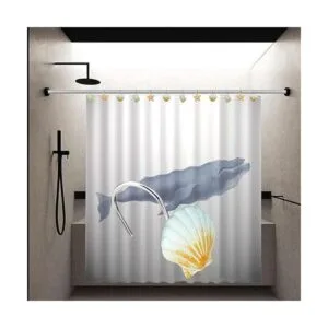 12 ganchos para cortina de ducha para baño diseño de