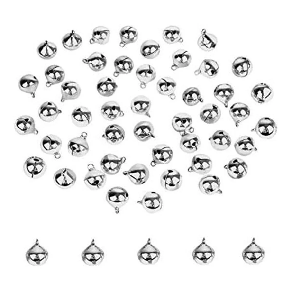 LASSUM 200 campanas de cascabel de 0.315 in mini campanas_1