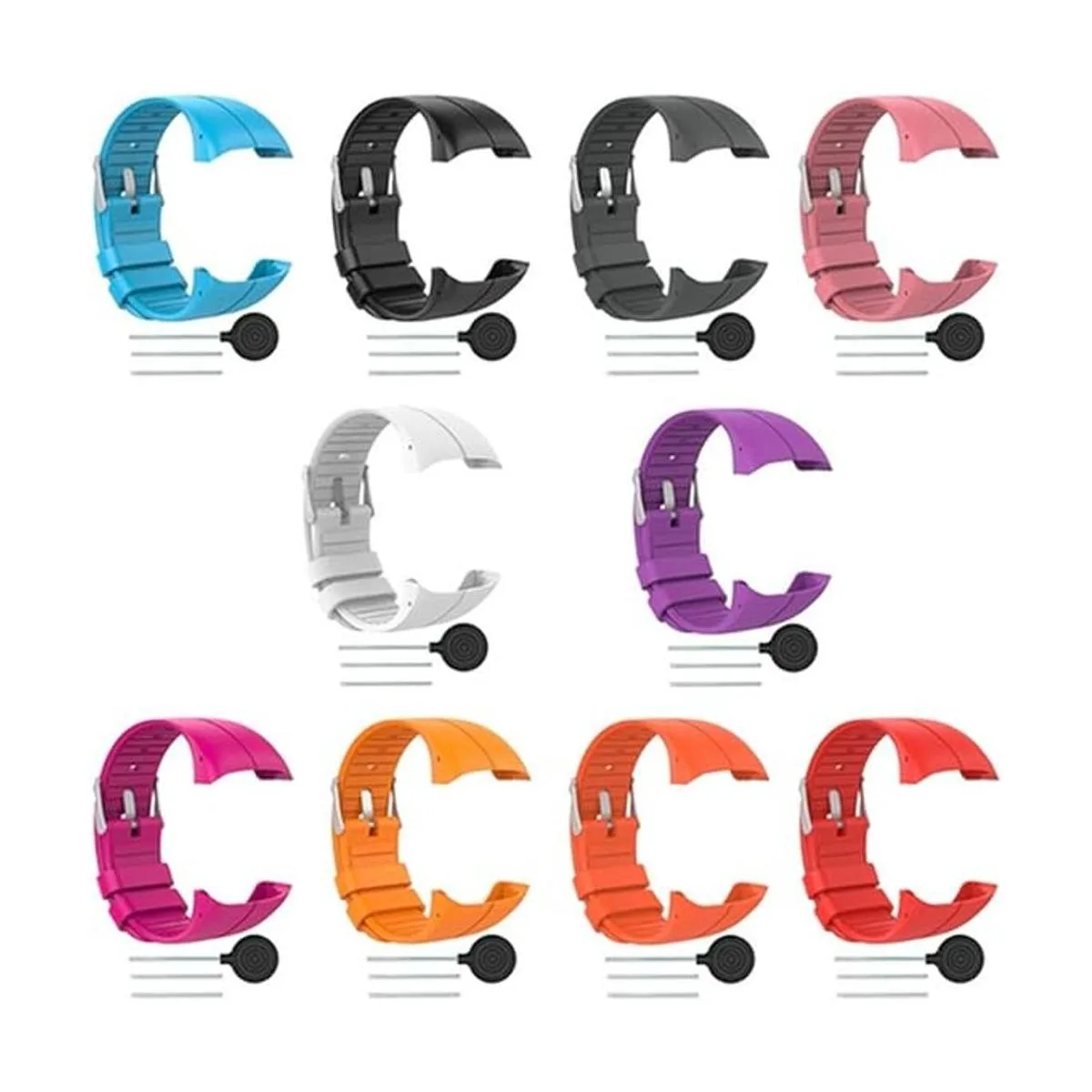 QGHXO Correa de repuesto para reloj Polar M400M430_4