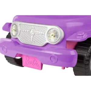 Barbie Vehículo todo terreno color morado con asientos_3