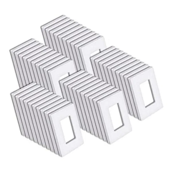 BESTTEN Paquete de 50 platos de pared sin tornillos de 1_1