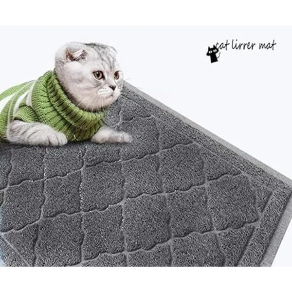 PETUPPY Alfombrilla de arena para gatos duradera de