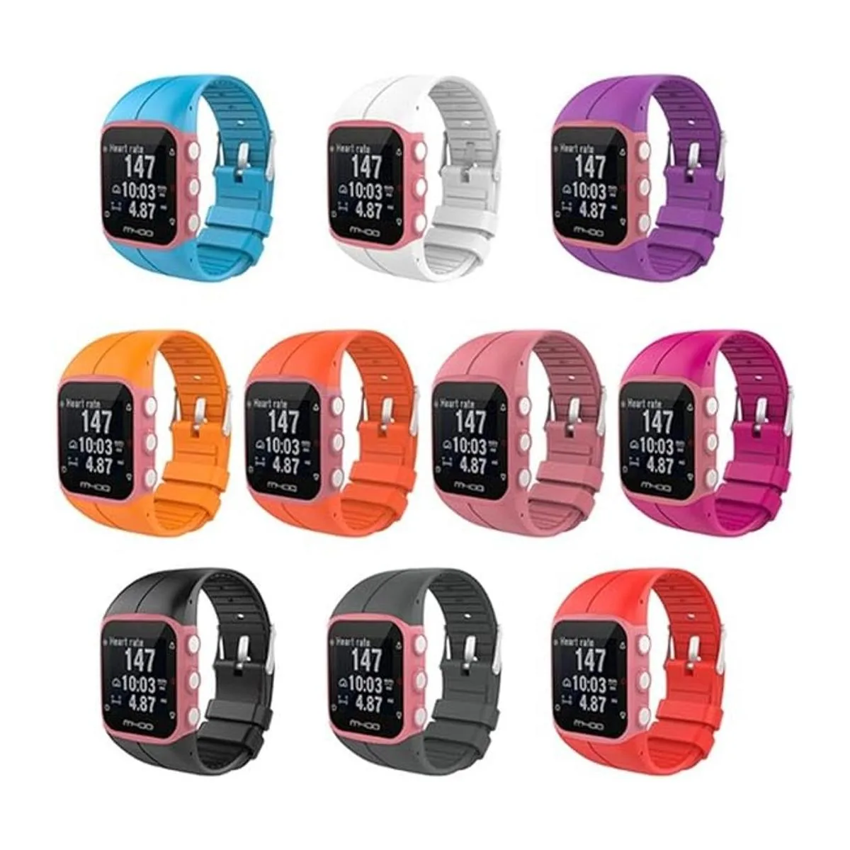 QGHXO Correa de repuesto para reloj Polar M400M430_6