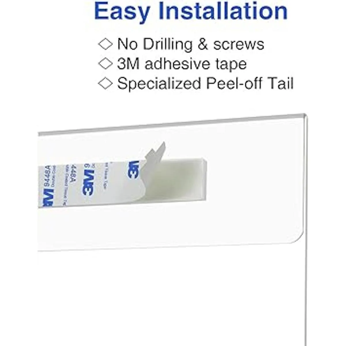 Niubee Soporte para letreros de acrílico 3.1 x 3.9 in_3