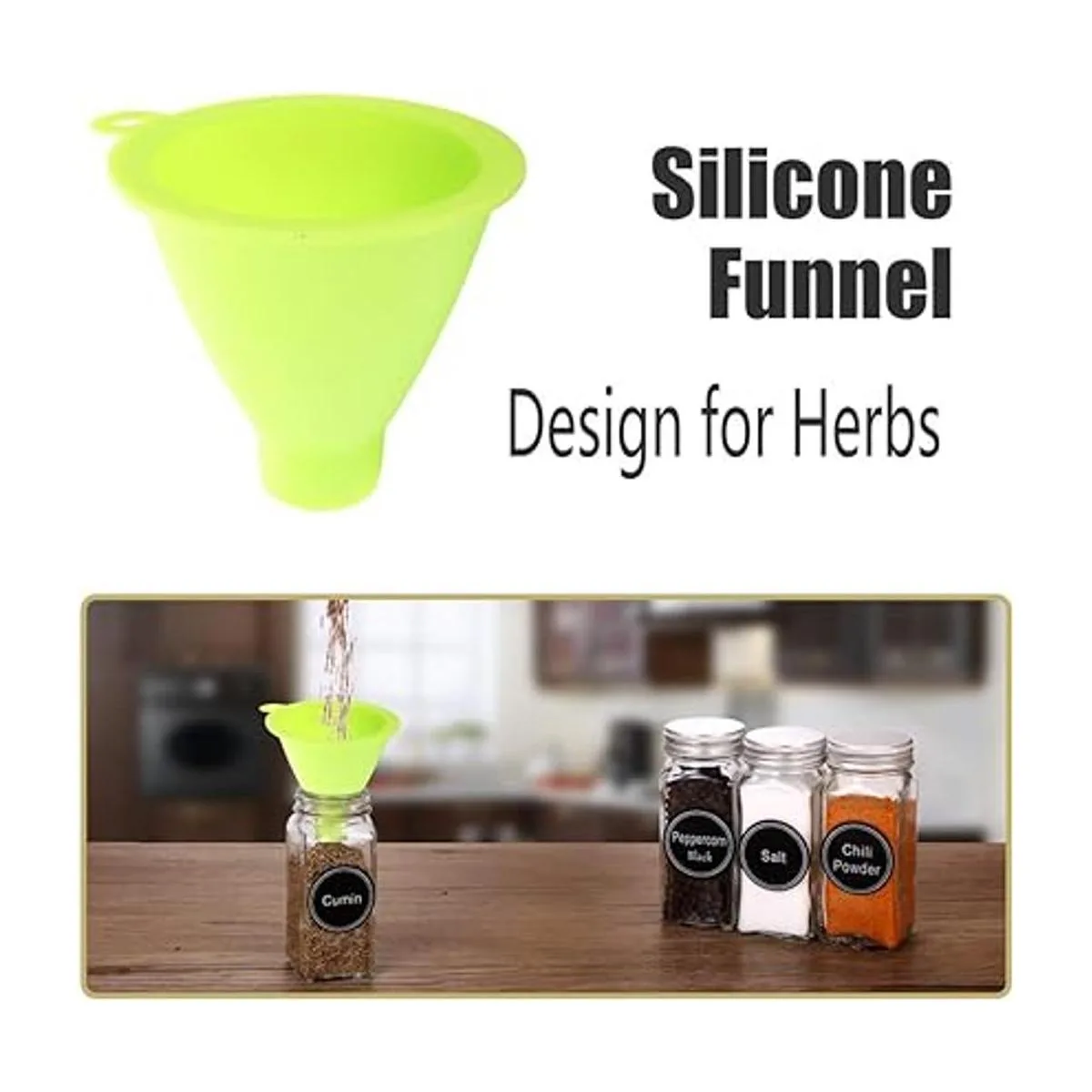 SWOMMOLY Estante para especias con frascos cuadrados_4