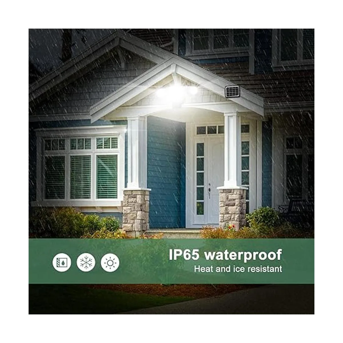 Luz LED de seguridad solar de 1600 lm para exteriores_5