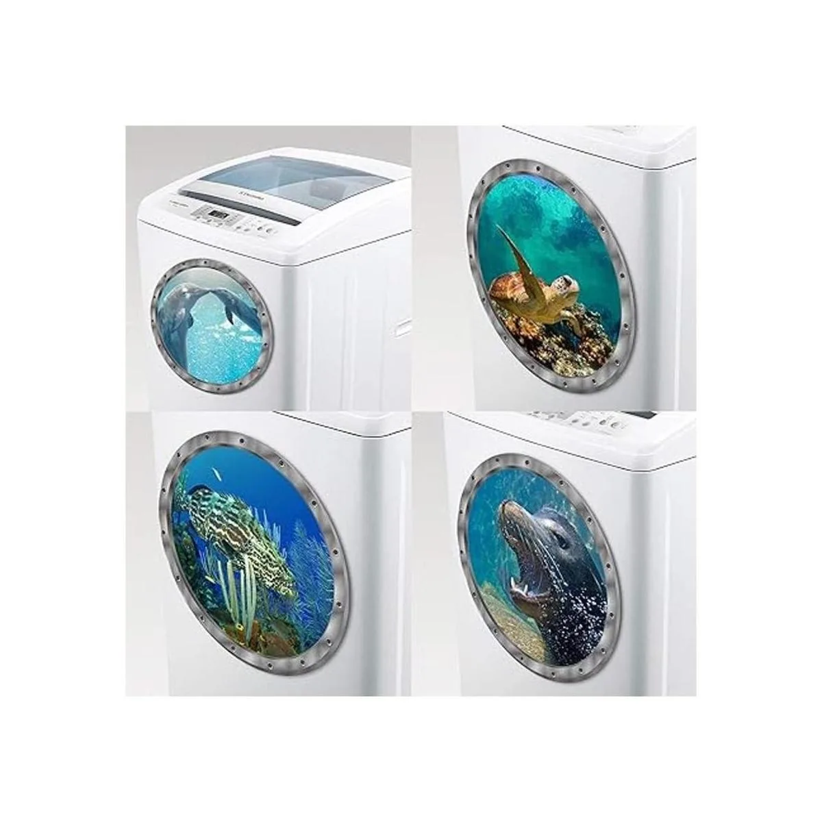 5 calcomanías de pared para ventana de Ocean World 11_3