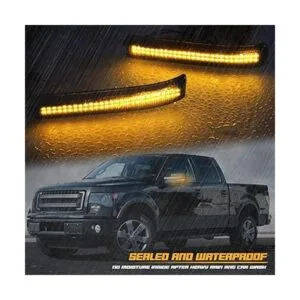 RUXIFEY Sequential Switchback Side Mirror Reflector LED_2