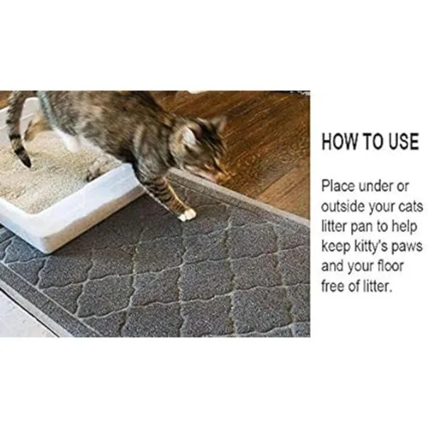 PETUPPY Alfombrilla de arena para gatos duradera de