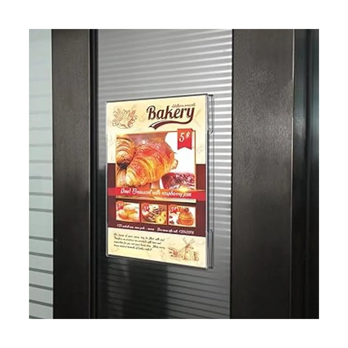 Niubee Soporte para letreros de acrílico 3.1 x 3.9 in_5