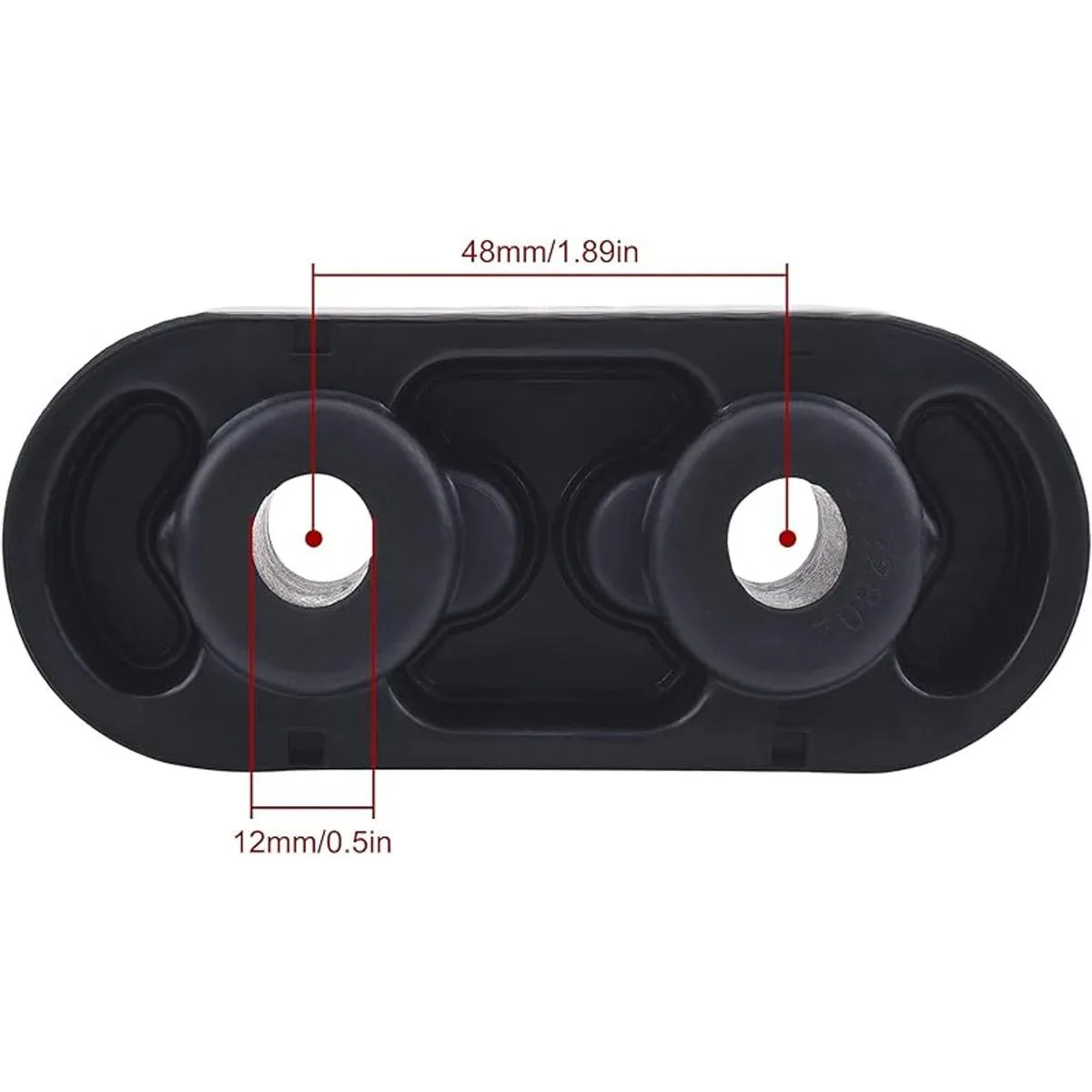 EVIL ENERGY Aislador de goma de escape de repuesto para GM_3