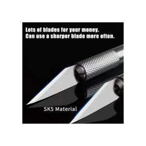 DIYSELF 200 cuchillas de cuchillo exacto 11 cuchillas de_5