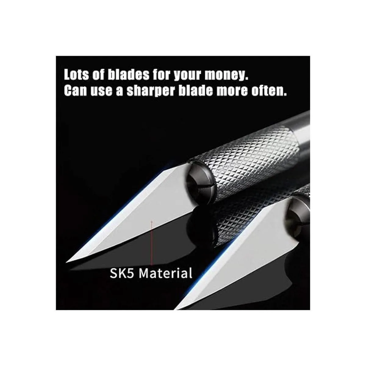 DIYSELF 200 cuchillas de cuchillo exacto 11 cuchillas de_5