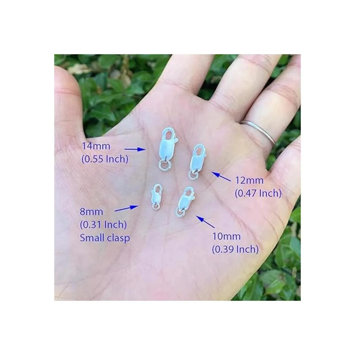 Adabele 5 cierres de gatillo de langosta rectangulares
