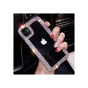 BONITEC Jesiya Funda para iPhone 11 con purpurina 3D_4