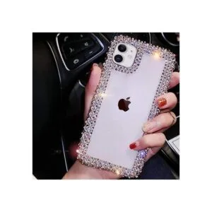 BONITEC Jesiya Funda para iPhone 11 con purpurina 3D_2