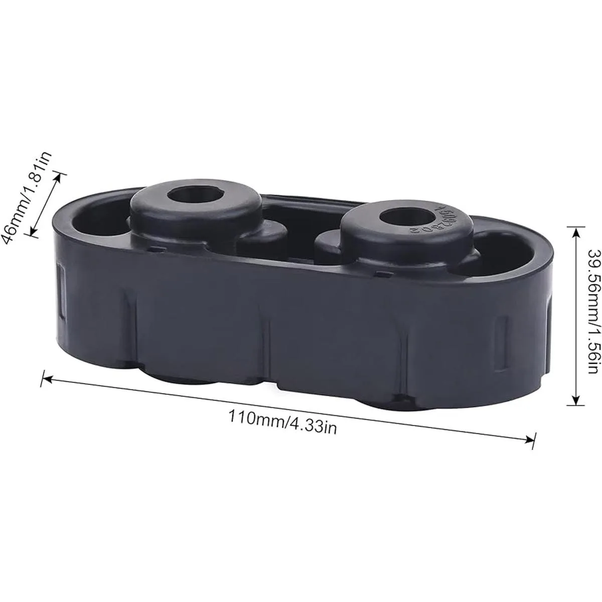 EVIL ENERGY Aislador de goma de escape de repuesto para GM_2