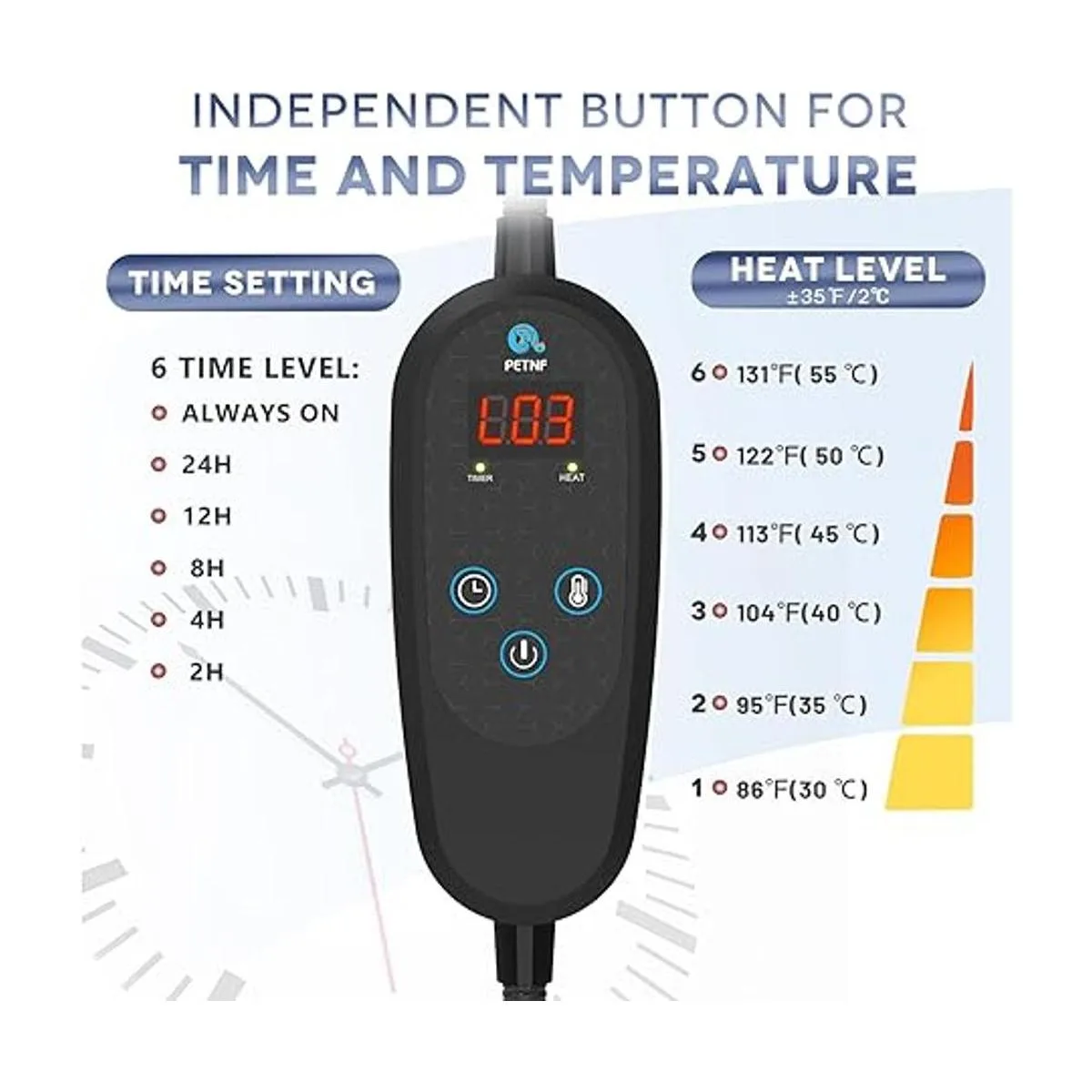 Almohadilla de calefacción para mascotas ajuste de_3