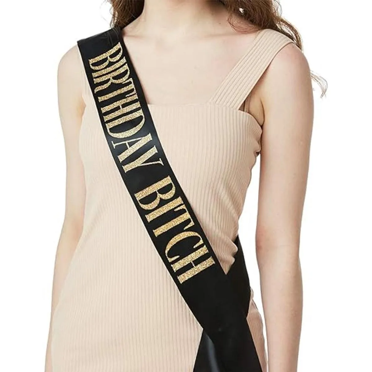 Faja de puta de cumpleaños con purpurina color negro_1