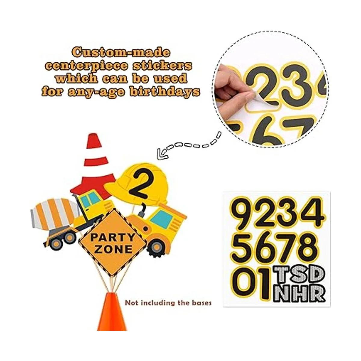 Faisichocalato 16 piezas de centro de mesa para fiesta de_5