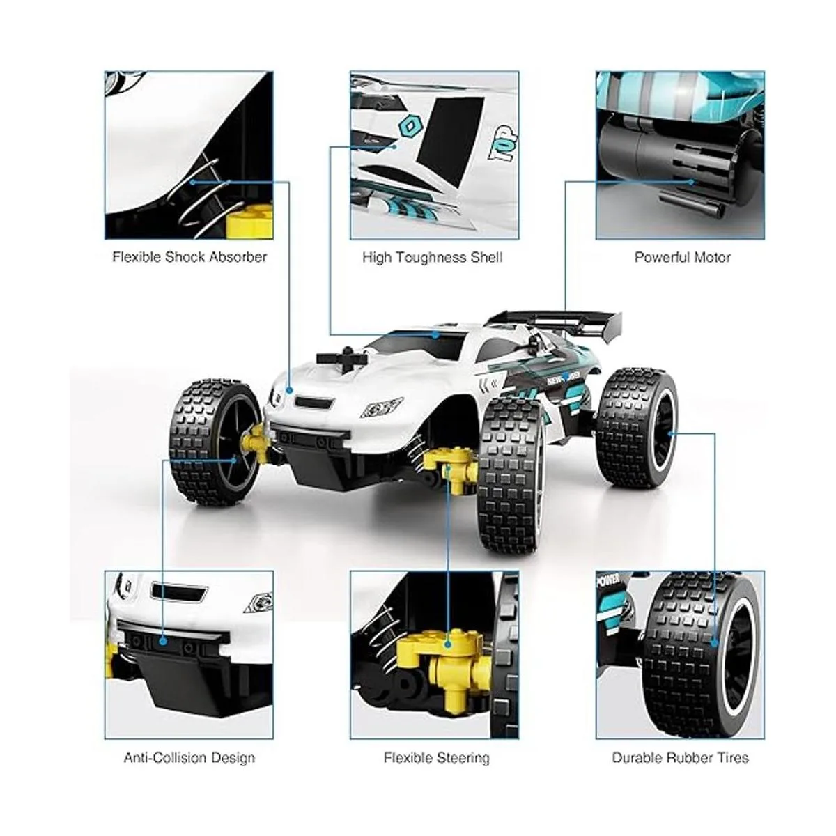Sinovan Automóvil de carreras RC 2.4 Ghz automóvil de_4